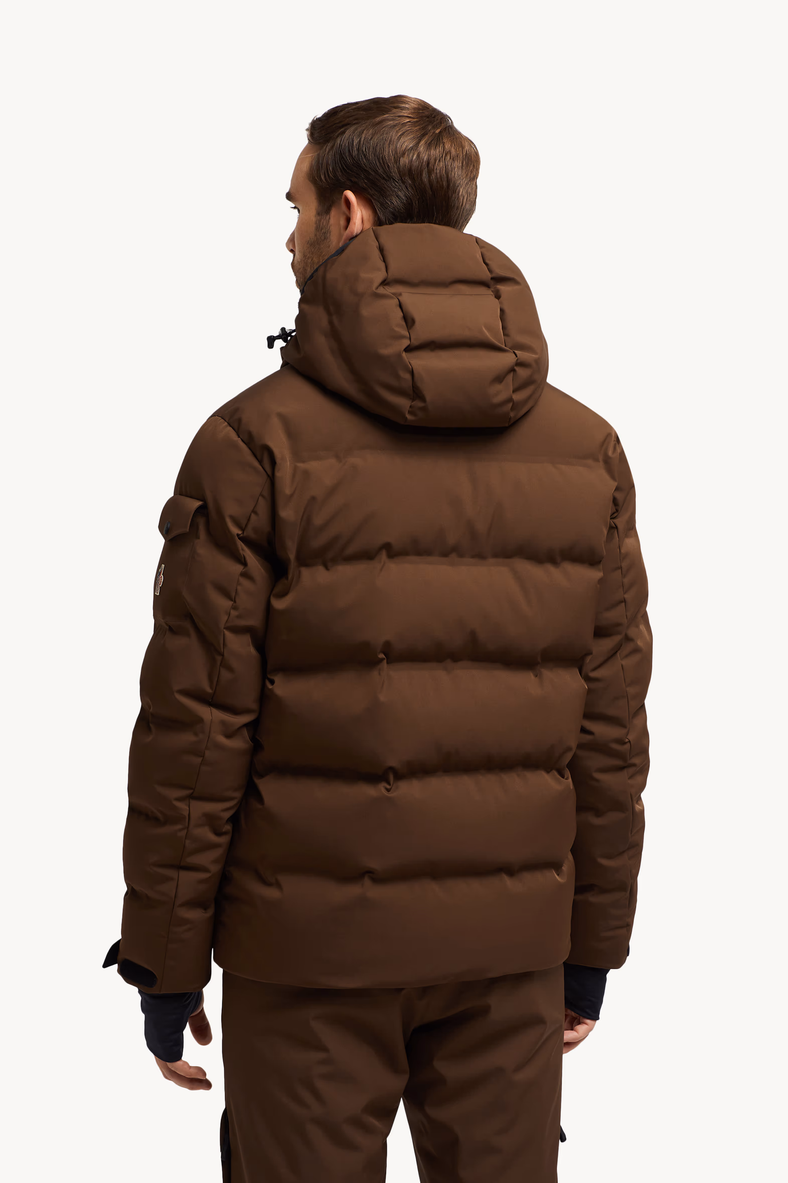 Montgetech Short Down Jacket Men Brown Moncler 5